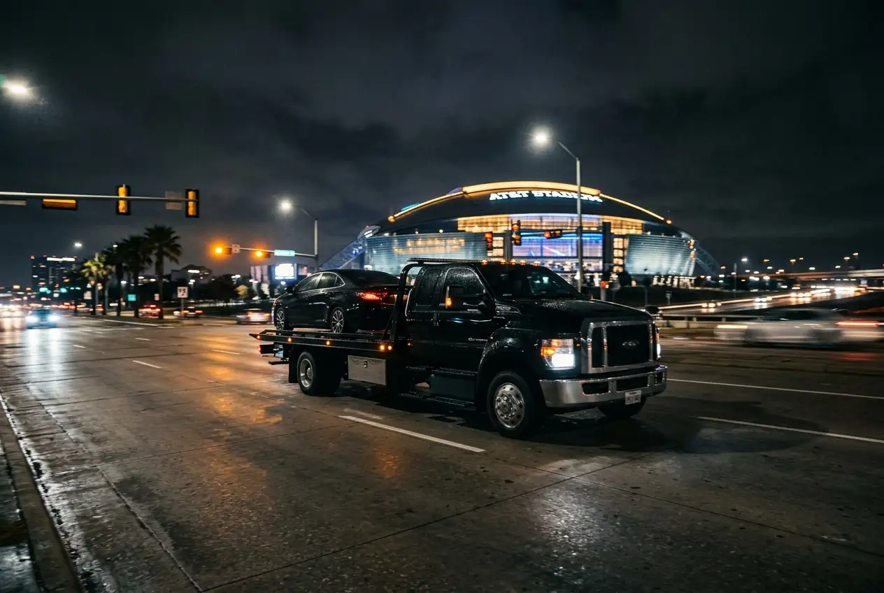 Roadguard tow truck in Arlington, TX